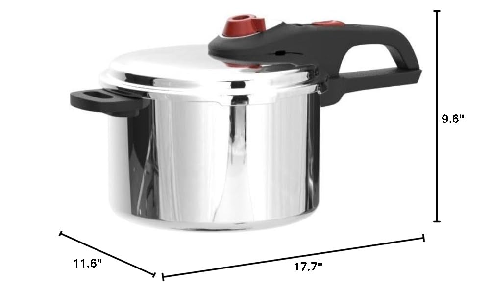 6-Quart Aluminum Pressure Cooker X675753