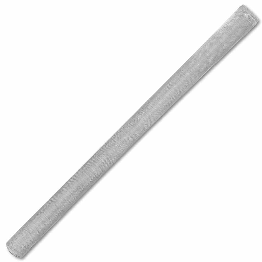 Aluminum Mesh Screen 39.4x196.9 Inches Silver Q437994