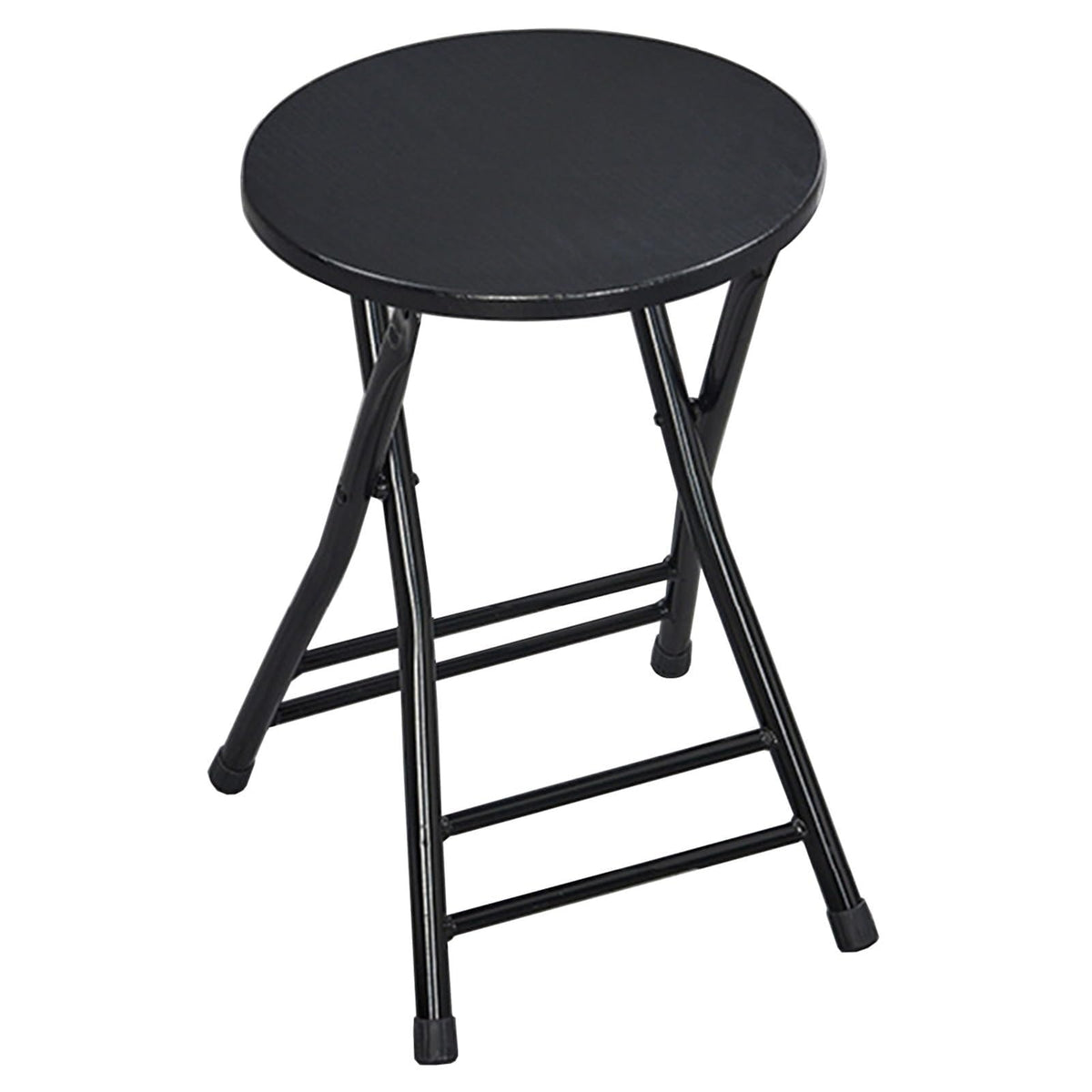 18 Inch Backless Folding Bar Stool with Footrest C184