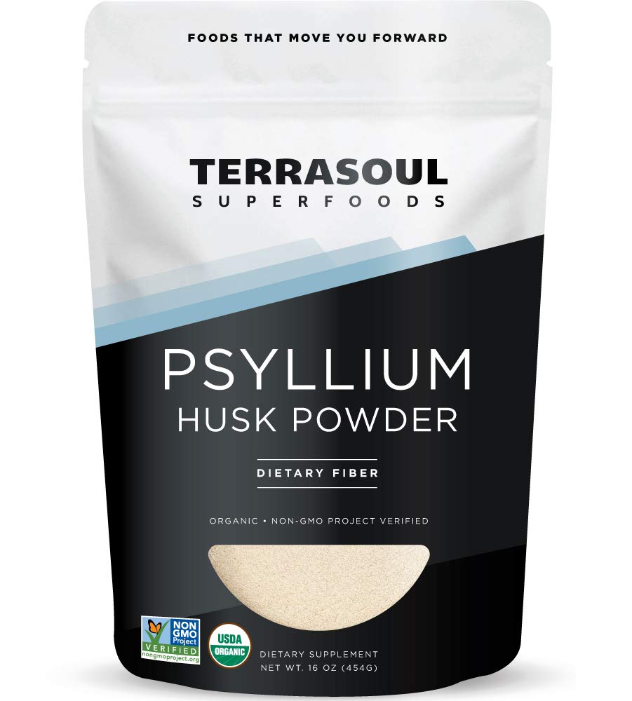 Organic Psyllium Husk Powder, 1 Lb Y2975