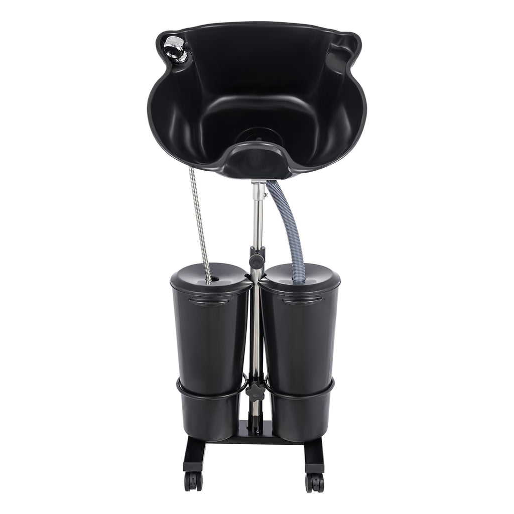 Portable Shampoo Bowl with Electric Pump and 2 Buckets M5269