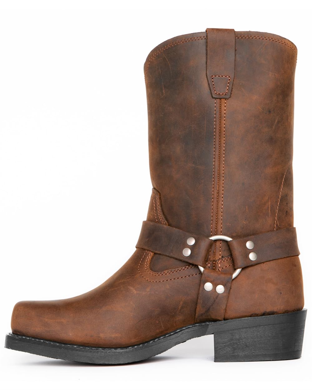 Men's Square Toe Embroidered Cowboy Boots S371