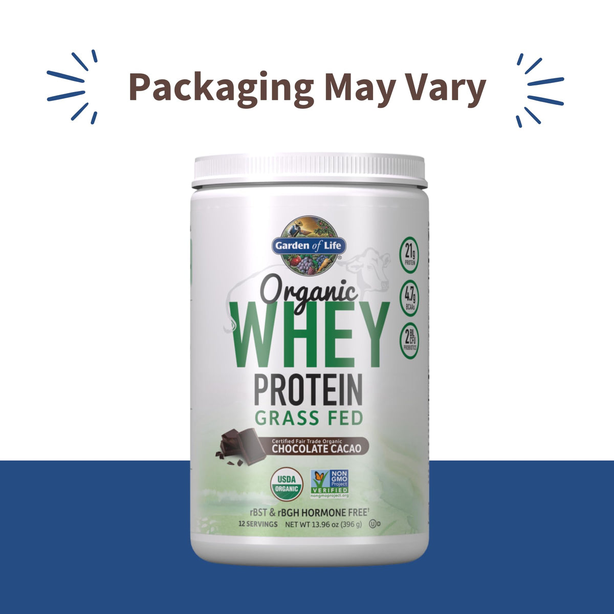 Organic Whey Protein Chocolate Grass Fed Protein Powder V87484