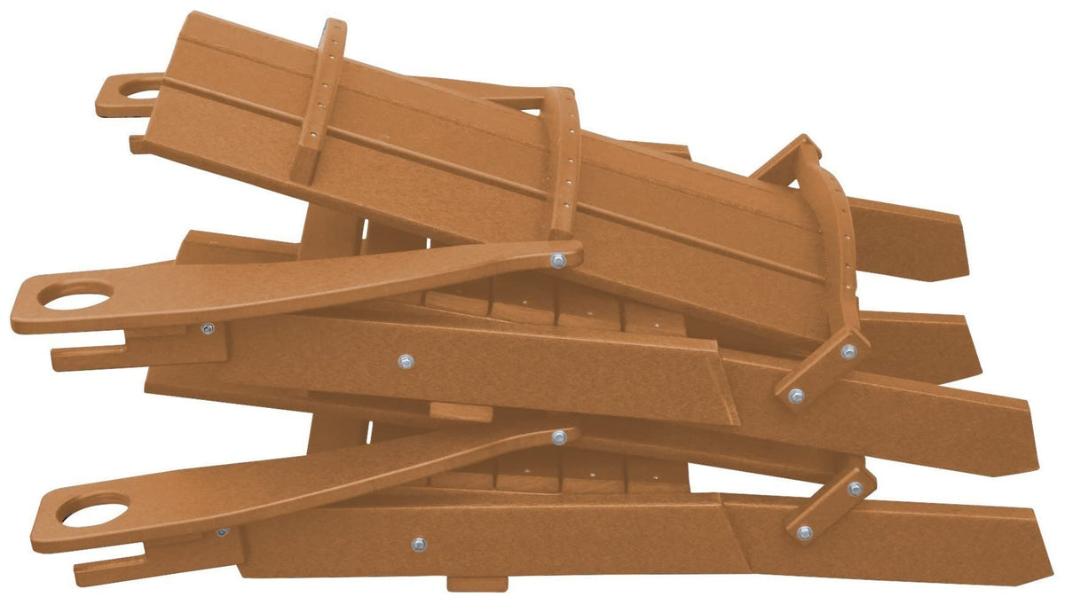 Folding Adirondack Chair with 2 Cupholders, Cedar L87627