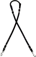 Leather Horse Saddle Crupper Adjustable Double Tail Strap O510