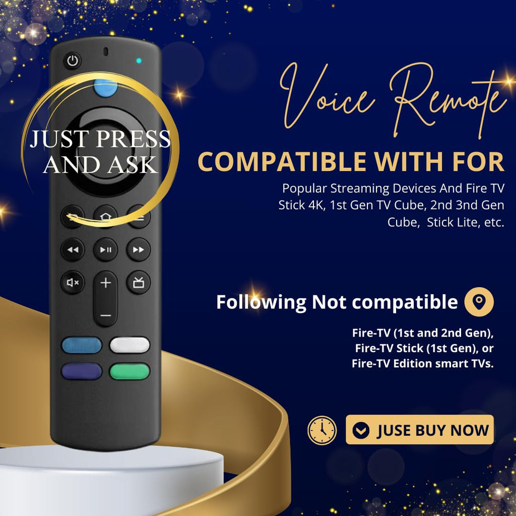 Voice Remote for Fire TV Stick 4K Max, Lite and Cube H366