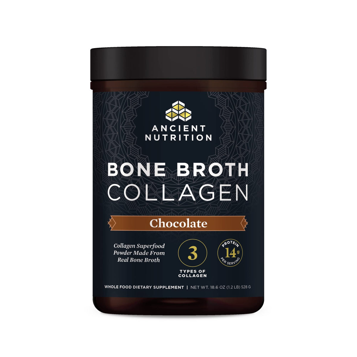 Hydrolyzed Bone Broth Collagen Peptides, Chocolate Q474006