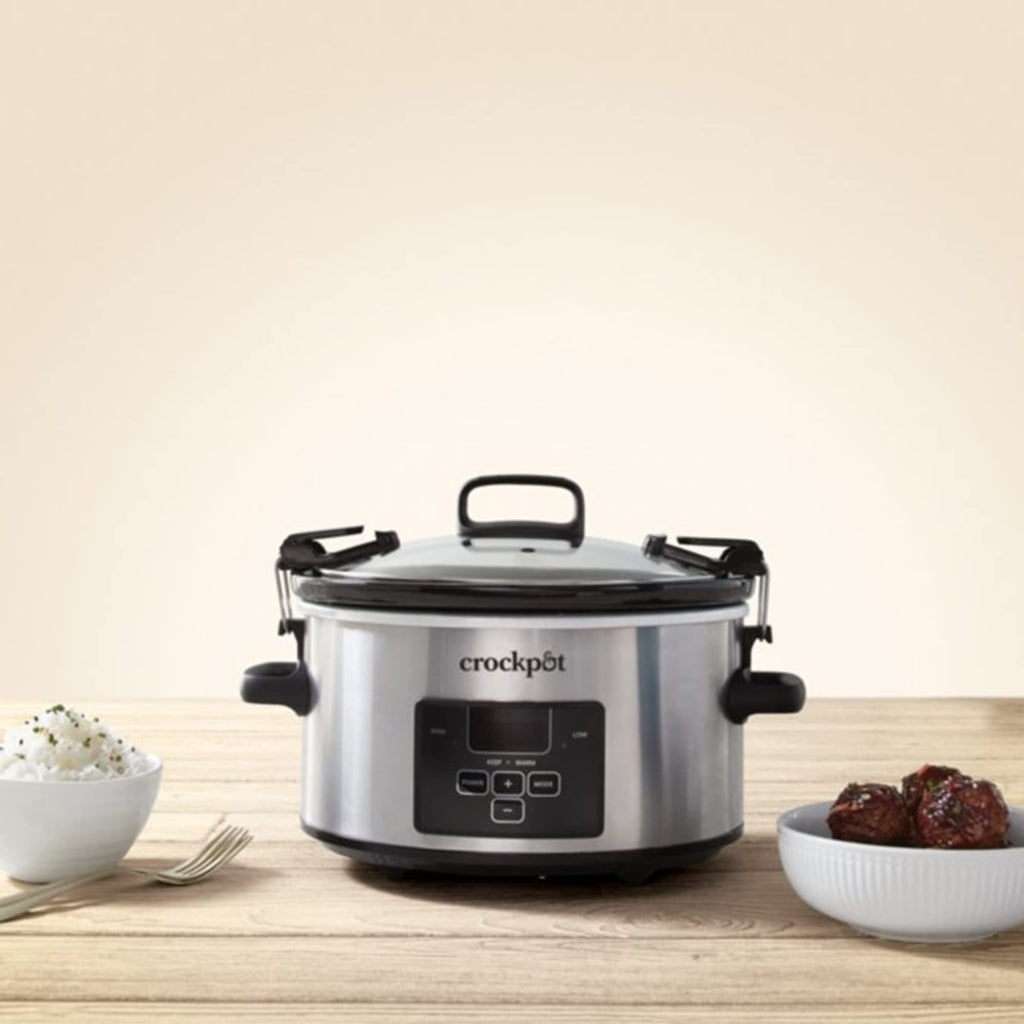 Programmable Slow Cooker, 4 Quart Oval Y971137