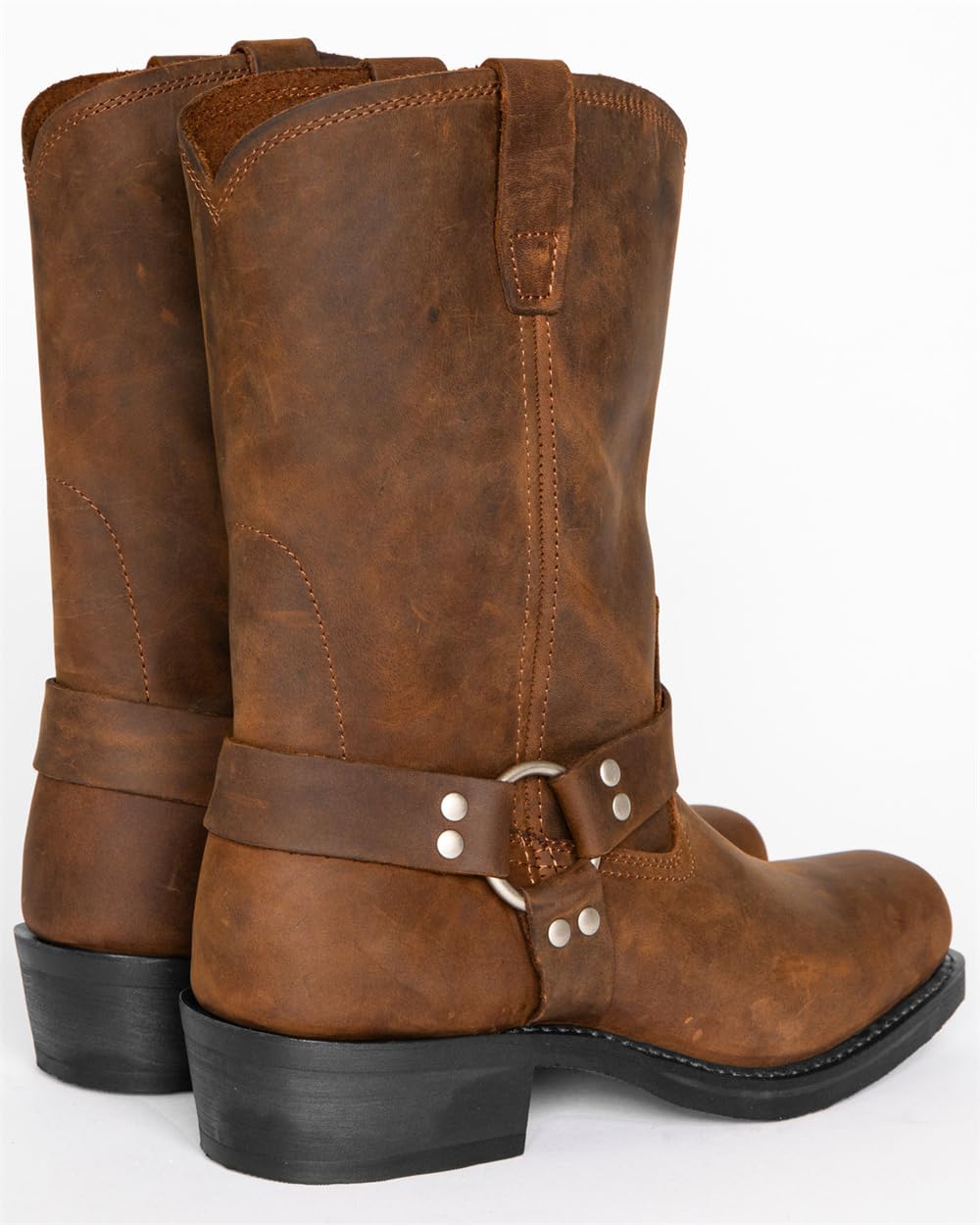Men's Square Toe Embroidered Cowboy Boots S371