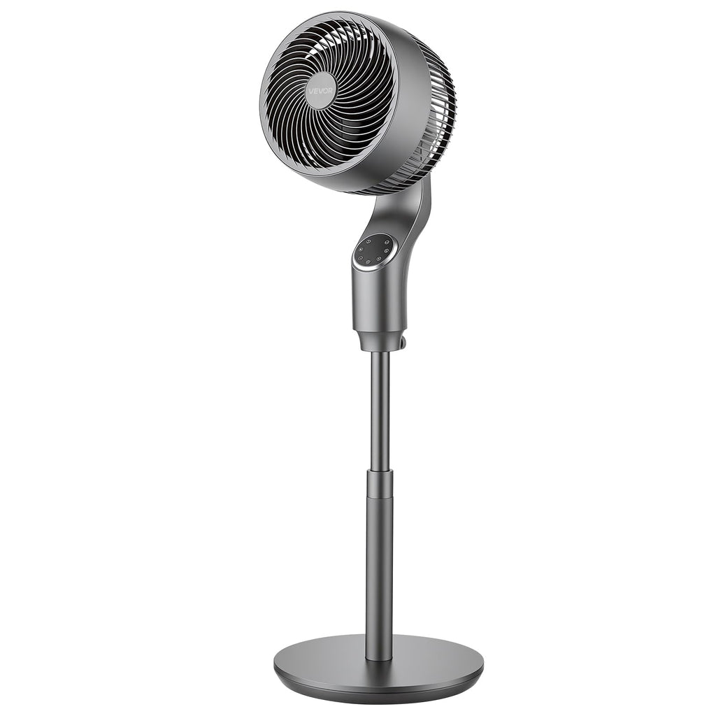 9-Inch Oscillating Pedestal Fan with Remote Control D1177