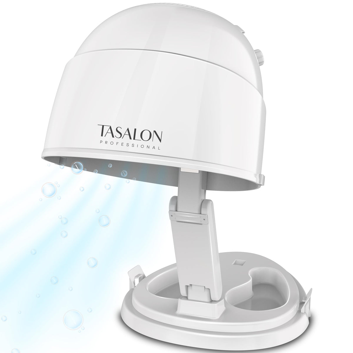 Portable Height Adjustable Hooded Hair Dryer White G570123
