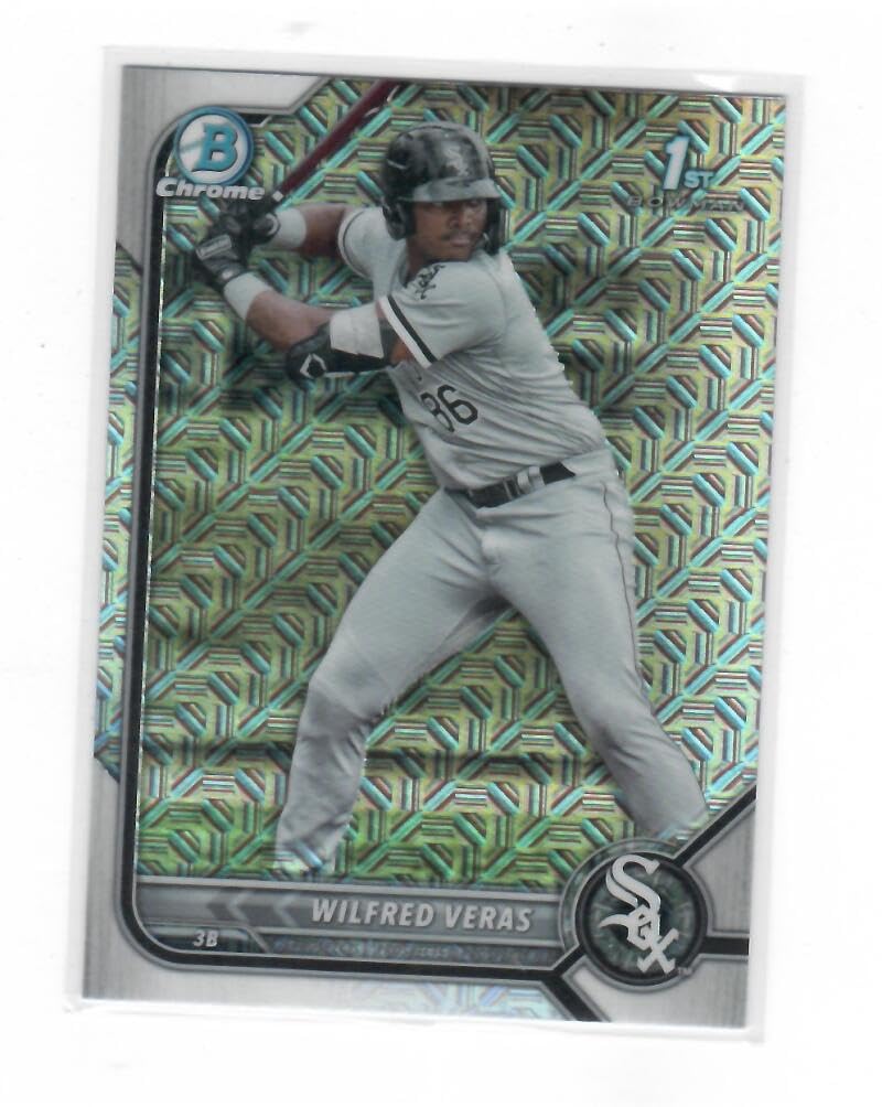 2022 Bowman Chrome Mega Box Mojo Refractor Baseball Card B16228
