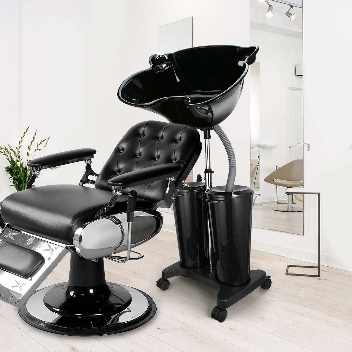 Portable Hair Washing Basin with Electric Pump H78254