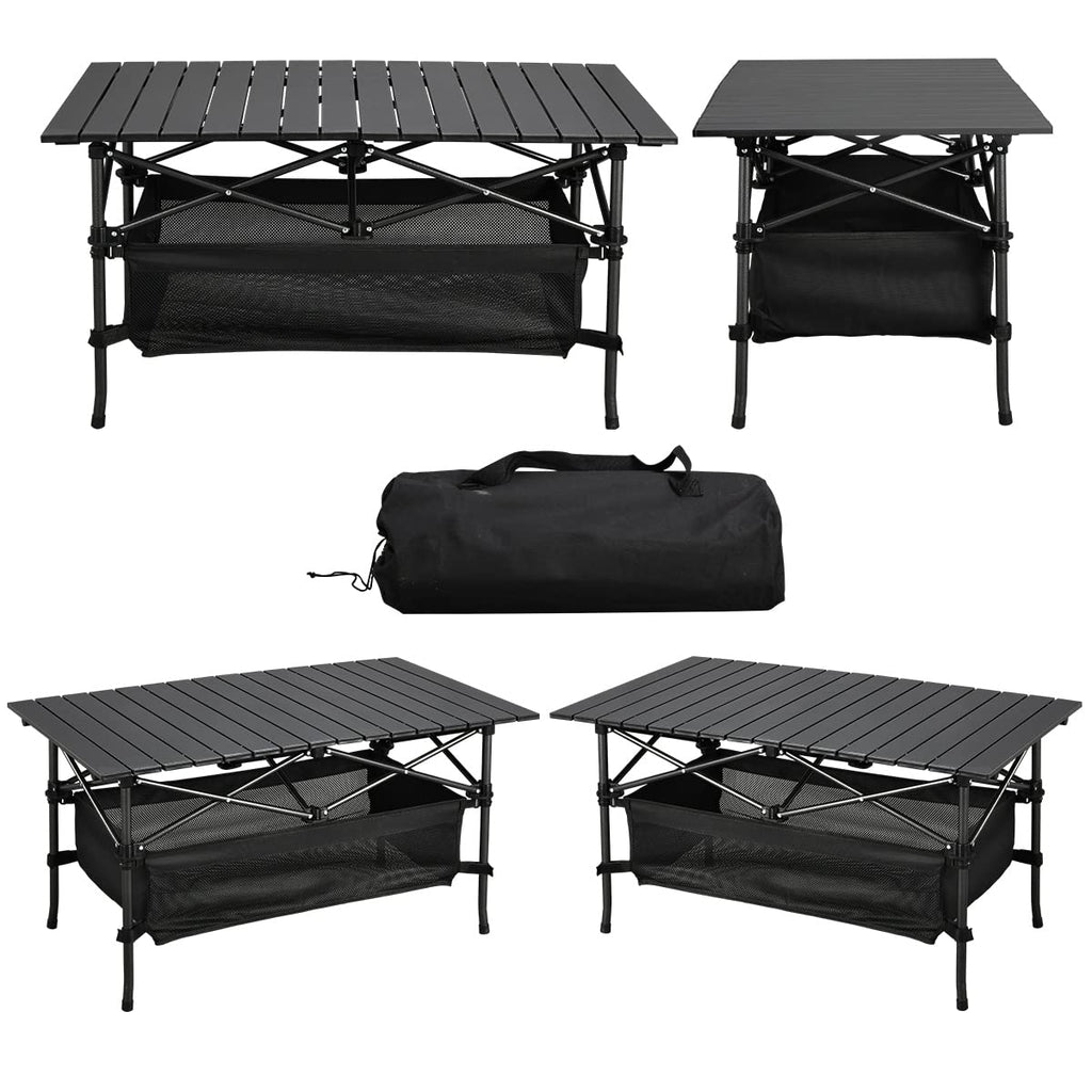 Lightweight Aluminum Folding Camping Table with Carrying Bag Q548