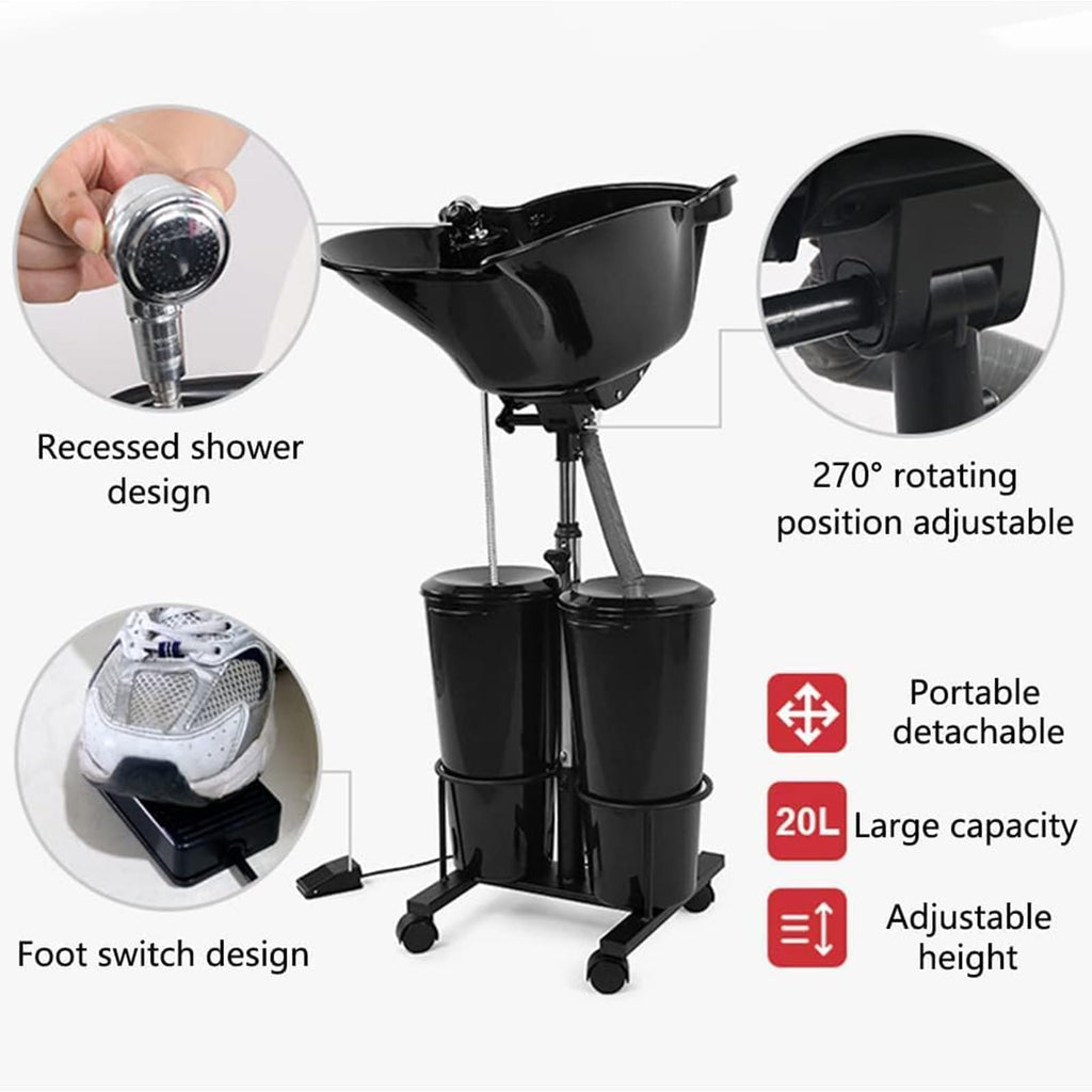 Portable Hair Washing Basin with Electric Pump H78254