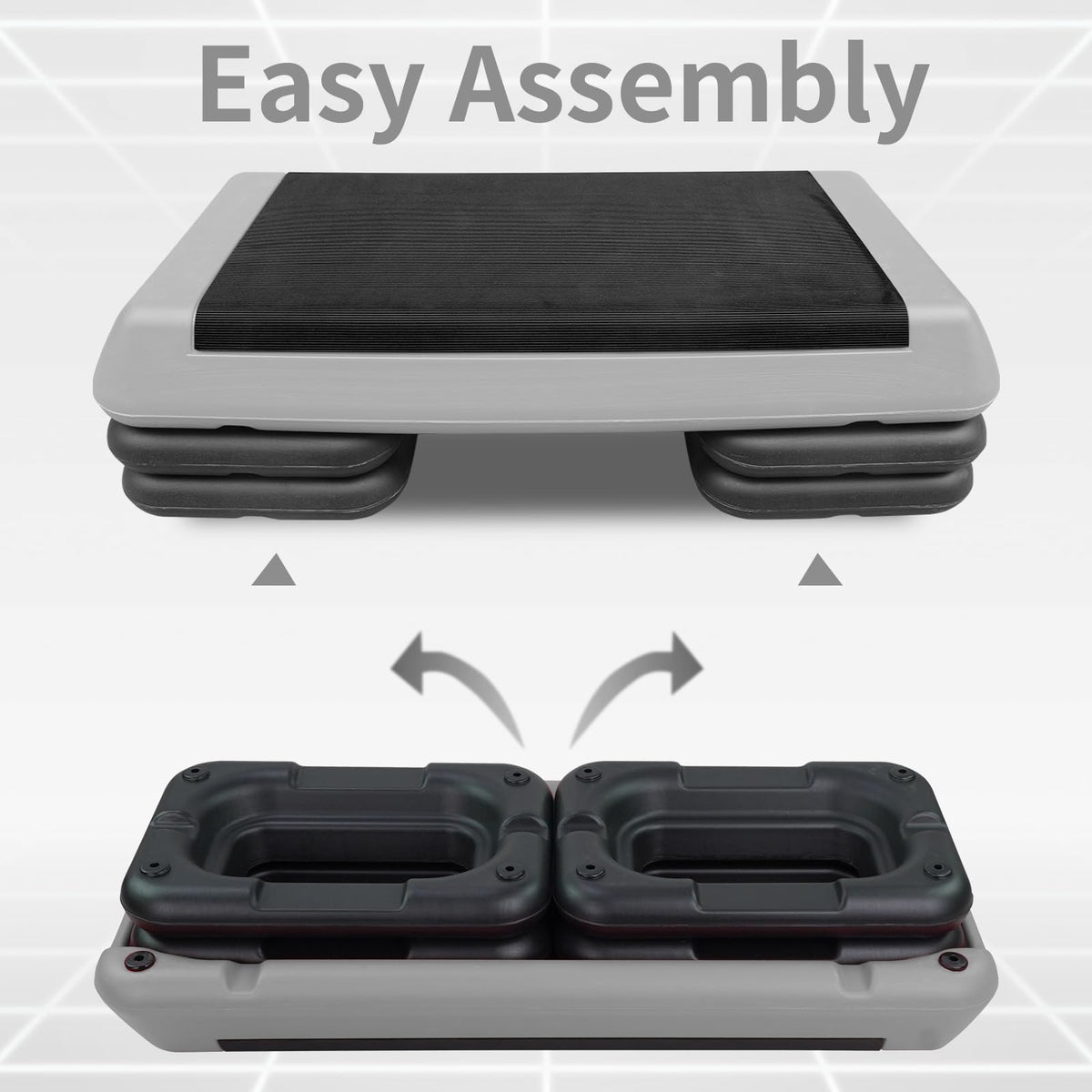 Adjustable Aerobic Stepper with 4 Risers R719725