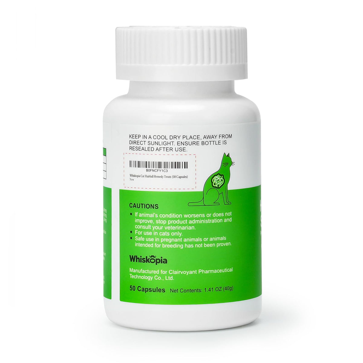 Cat Hairball Relief with Psyllium Seed Husk and Vitamins T72493