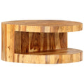 25.6"x11.8" Solid Sheesham Wood Coffee Table S465