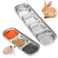 Stainless Multi-Grid Divided Feeding Tray 2 Pack D757