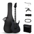 39" Matte Black Electric Guitar with 20Watt Amp B2368