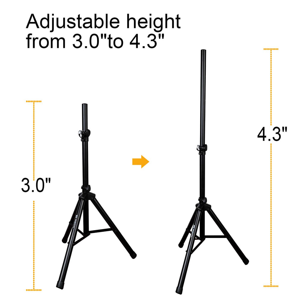 Portable 12-Inch 1000 Watts 2-Way Powered PA Speaker System Set K717