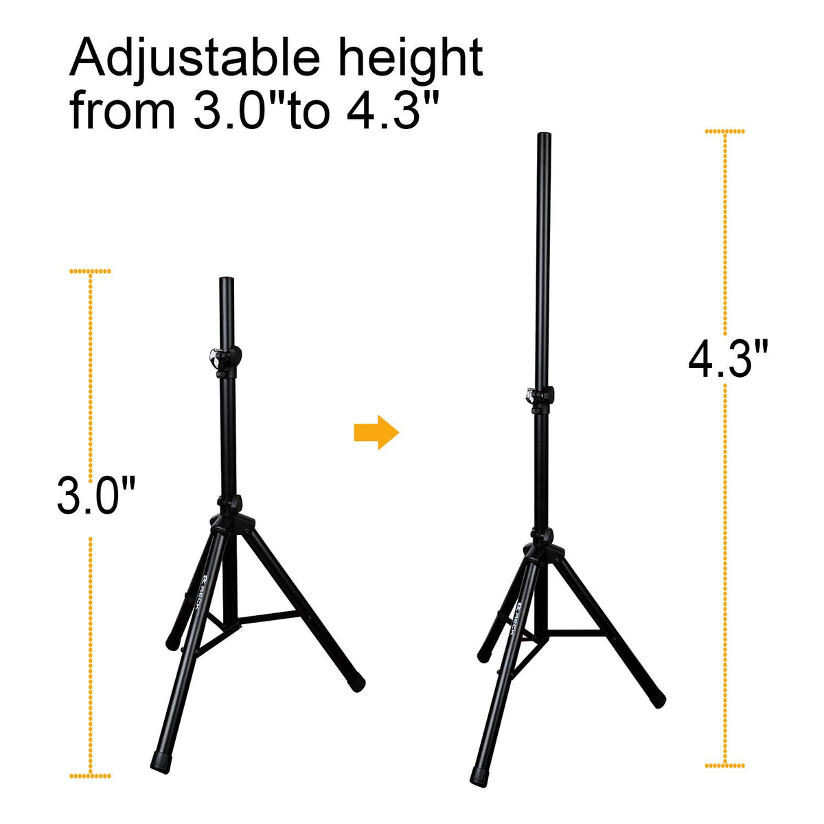 Portable 12-Inch 1000 Watts 2-Way Powered PA Speaker System Set K717