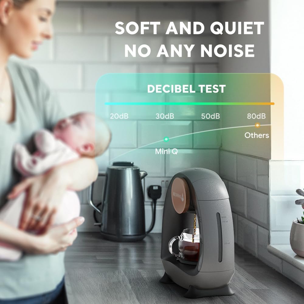 Single Serve Coffee Maker for K Cup Pod and Coffee Grounds, 2 in 1, 4-8 Oz, Black I1652
