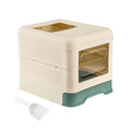Fully Enclosed Cat Litter Box with Lid and Drawer S3427