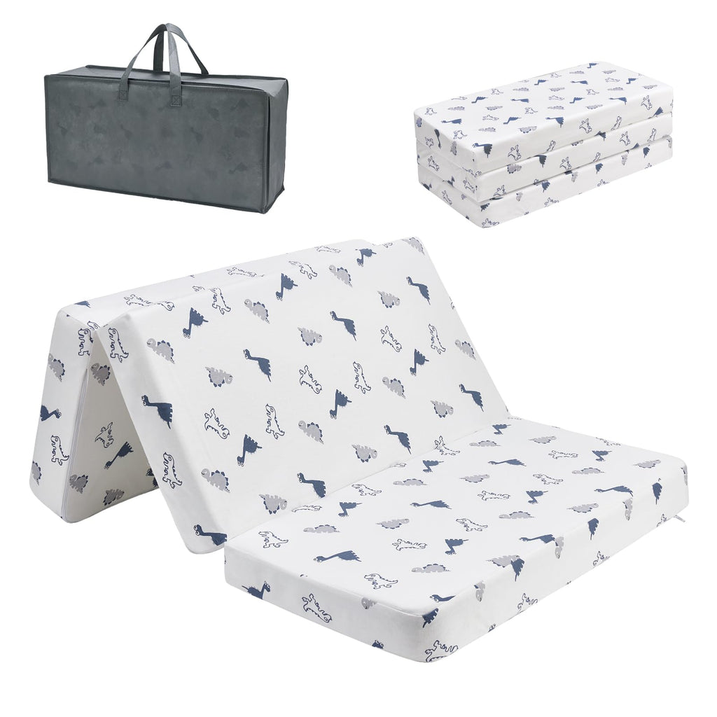 Trifold Pack and Play Mattress 38'' x 26'' x 3'' Memory Foam W4023
