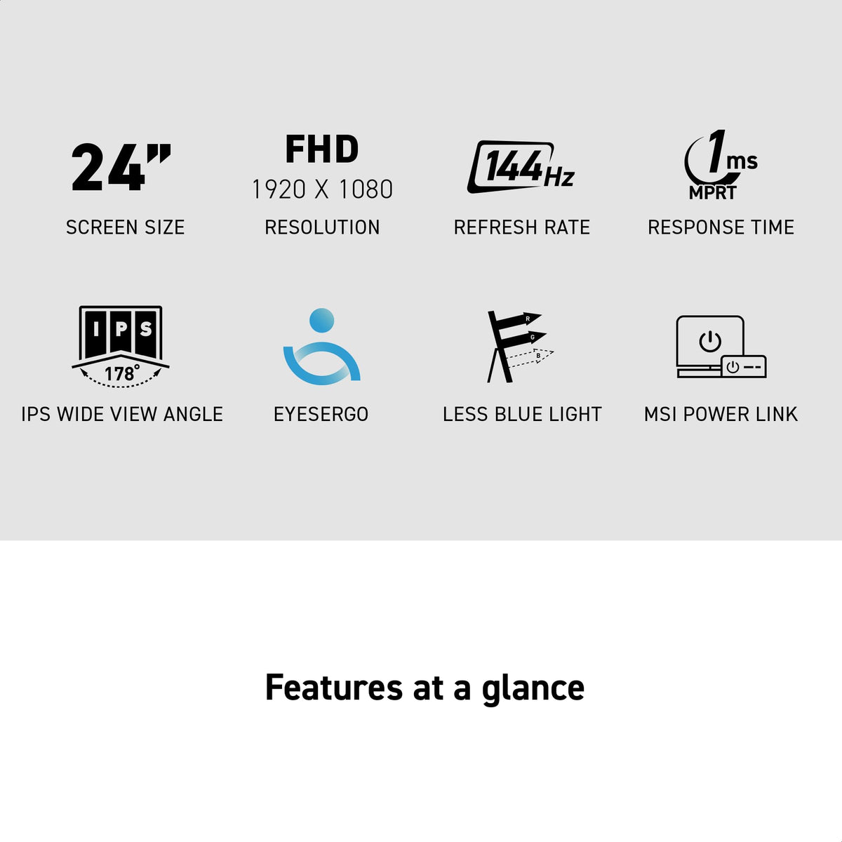 24-inch IPS 1920 x 1080 144Hz Gaming Monitor C49227