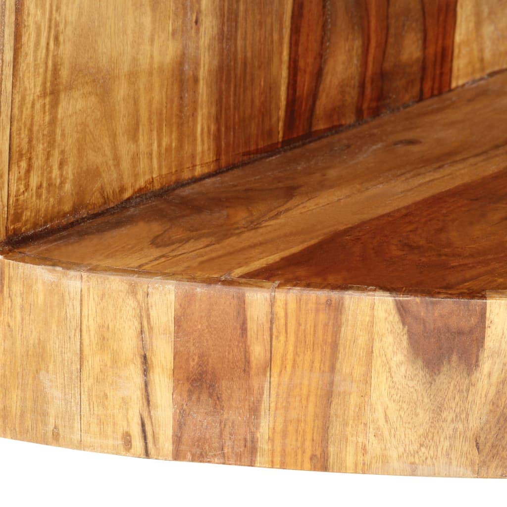 25.6"x11.8" Solid Sheesham Wood Coffee Table S465