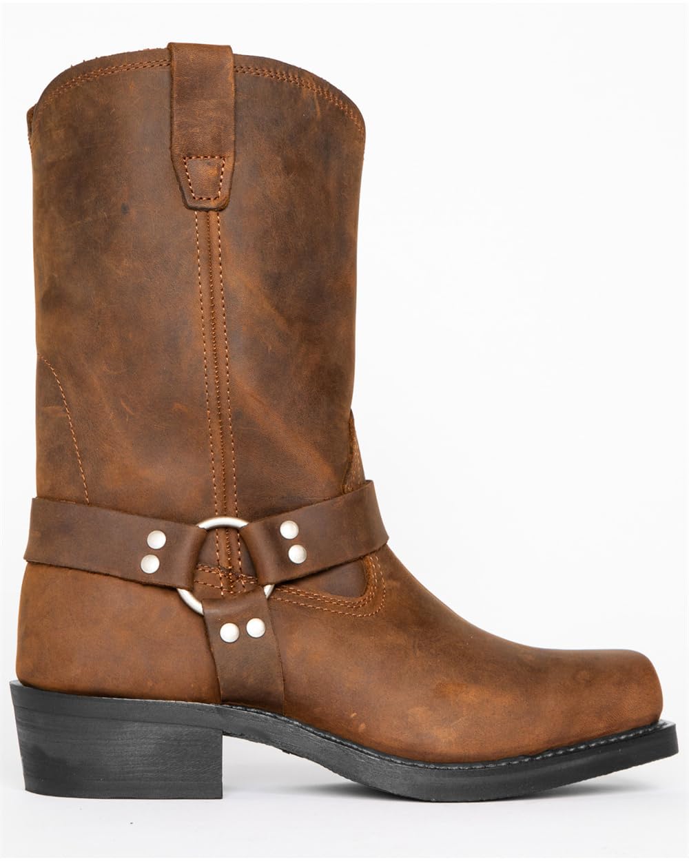 Men's Square Toe Embroidered Cowboy Boots S371