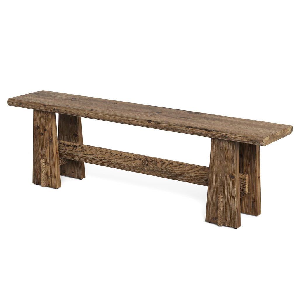 59" Solid Wood Bench S745