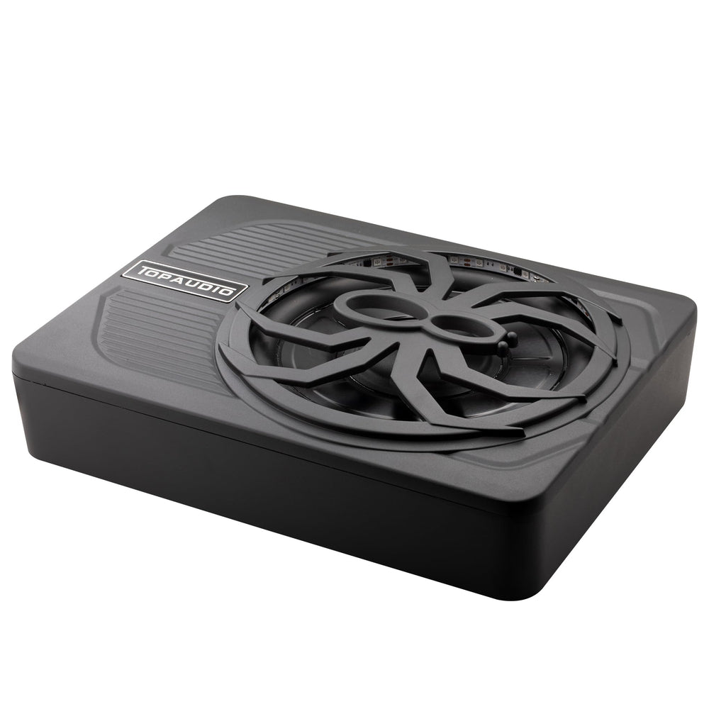 10" Inch Low Profile Underseat Car Subwoofer with Built in Amplifier C998