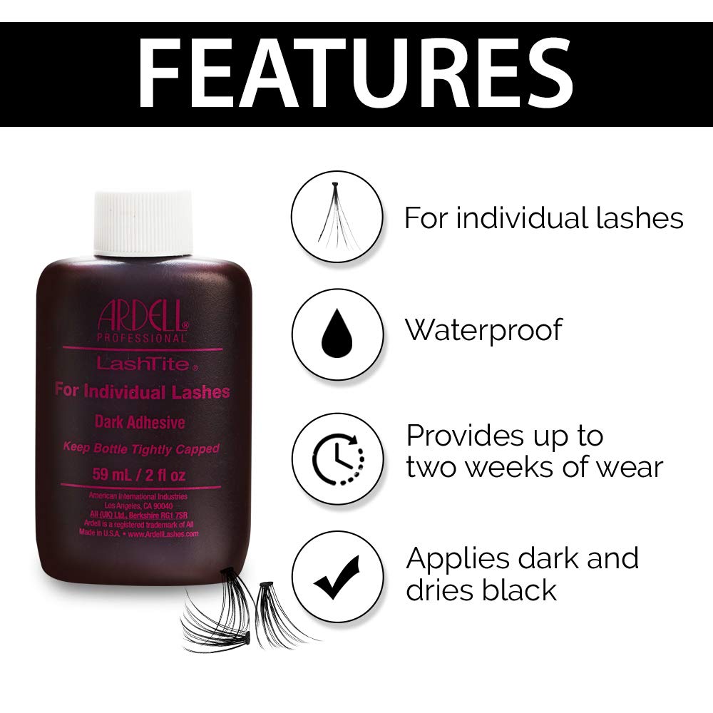 Dark Eyelash Glue, 2 fl oz B59672