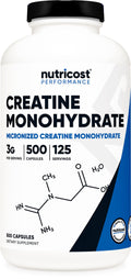 Micronized Creatine Monohydrate 3,000mg 500 Capsules Q1662