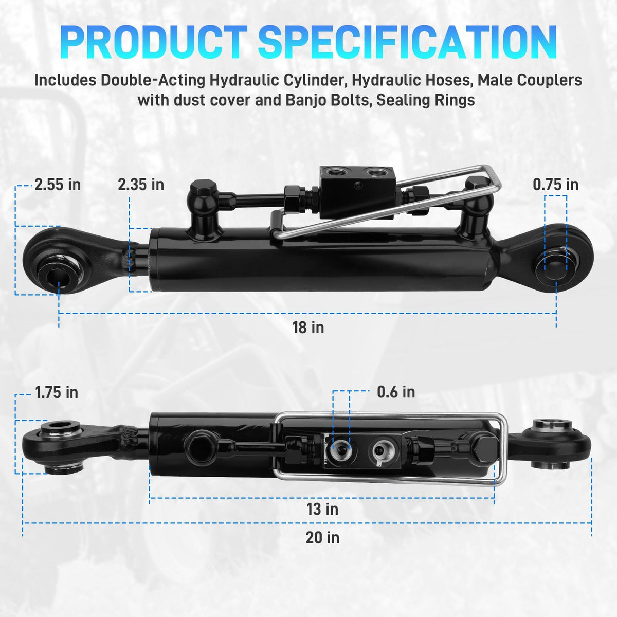 Hydraulic Top Link Cat.1 I632283