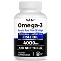 Omega 3 Fish Oil 4000mg 180 Softgels EPA & DHA Y963471