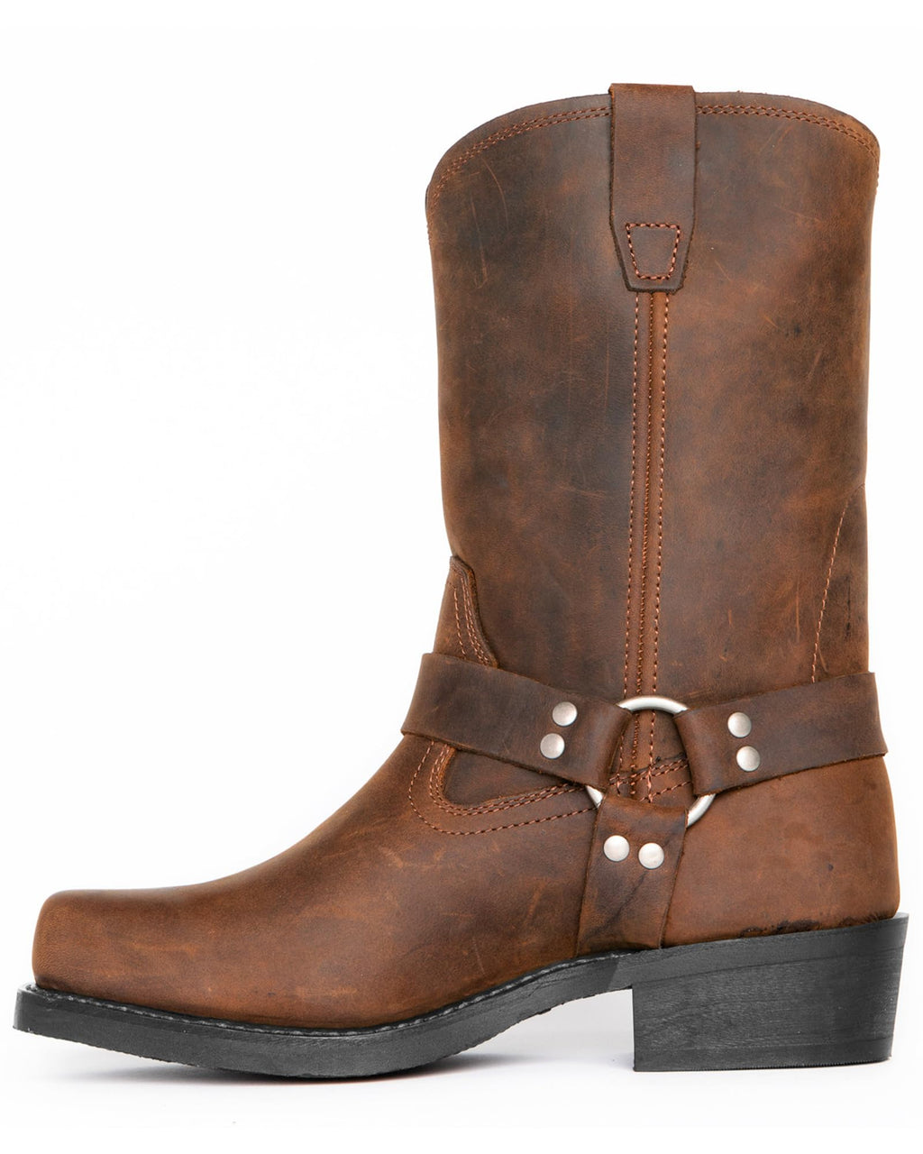 Men's Square Toe Embroidered Cowboy Boots S371