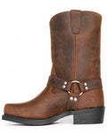 Men's Square Toe Embroidered Cowboy Boots S371