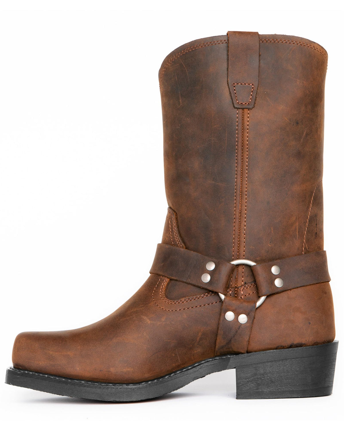 Men's Square Toe Embroidered Cowboy Boots S371