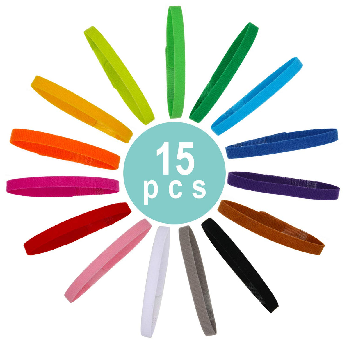 15 Pcs Soft Newborn Pet ID Bands U9952