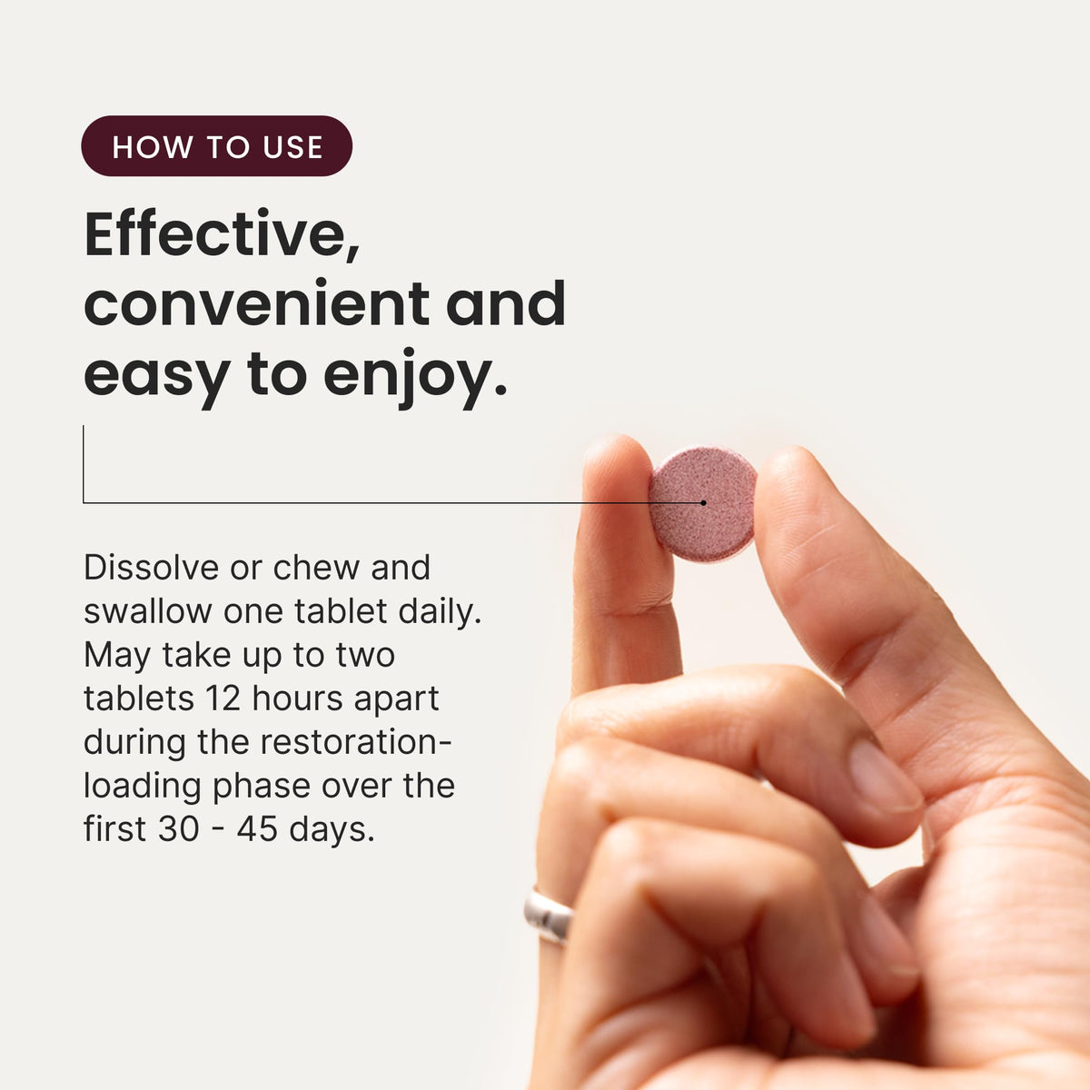 60 Dissolvable Tablets K310522