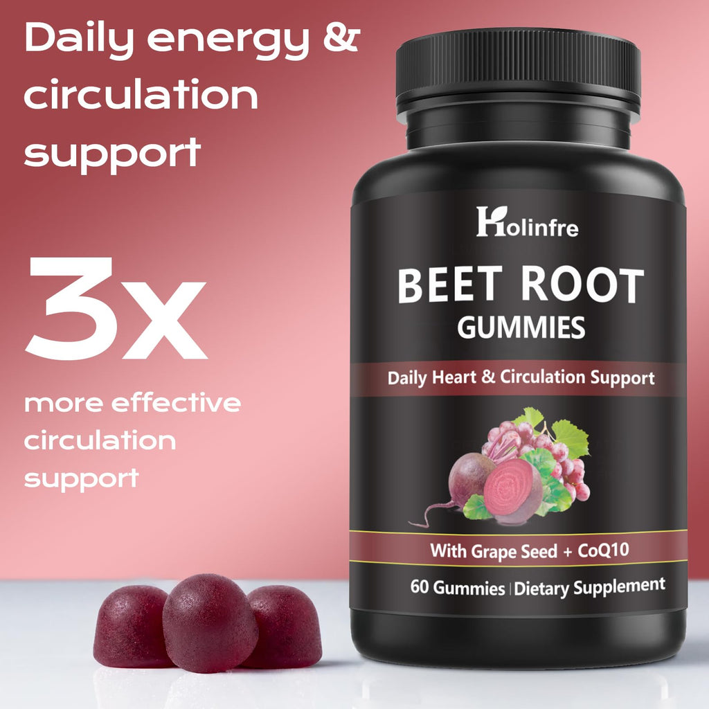 Beet Root Gummies with Grape Seed & CoQ10 Y976712