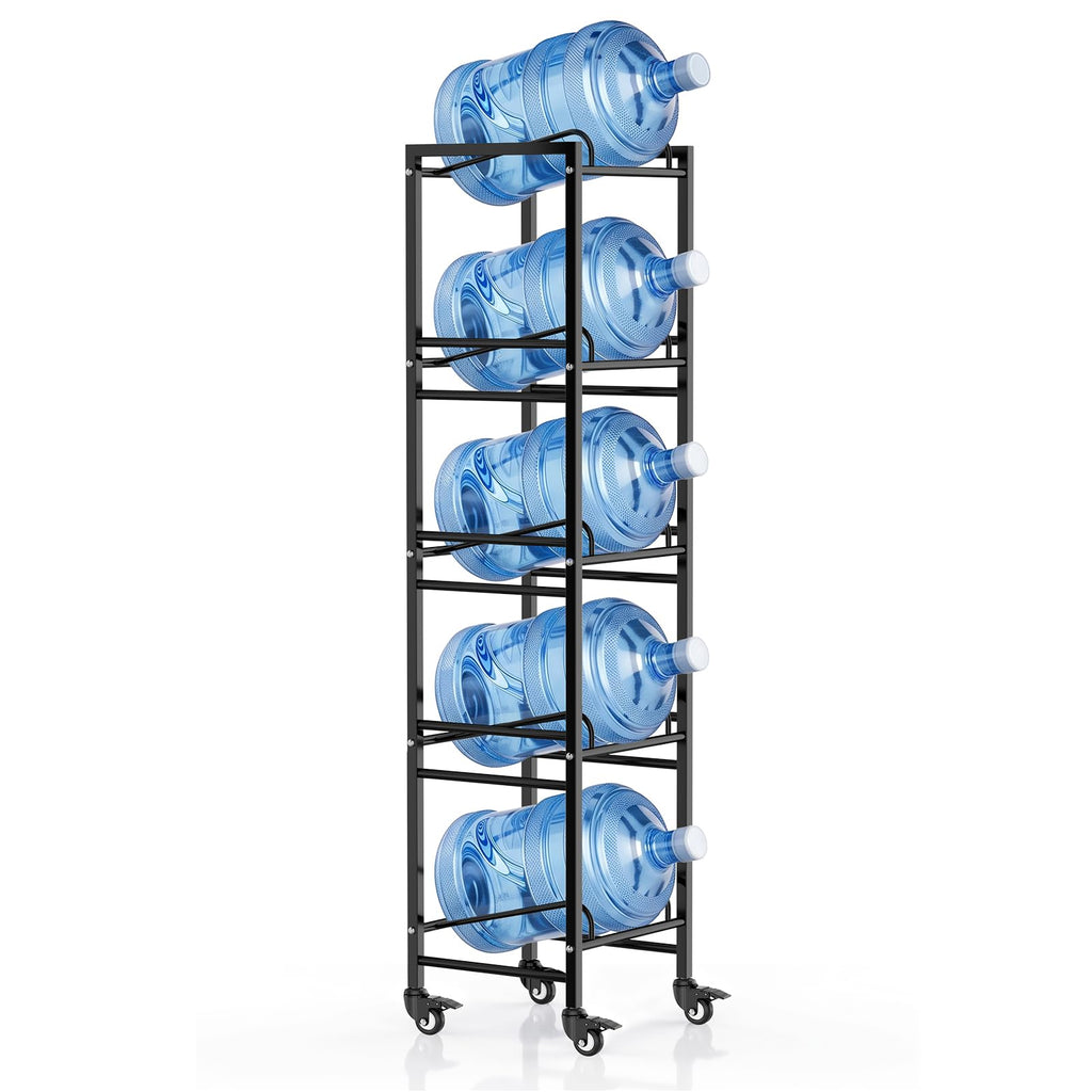 5 Gallon Water Jug Holder with 4 Locking Casters E63352