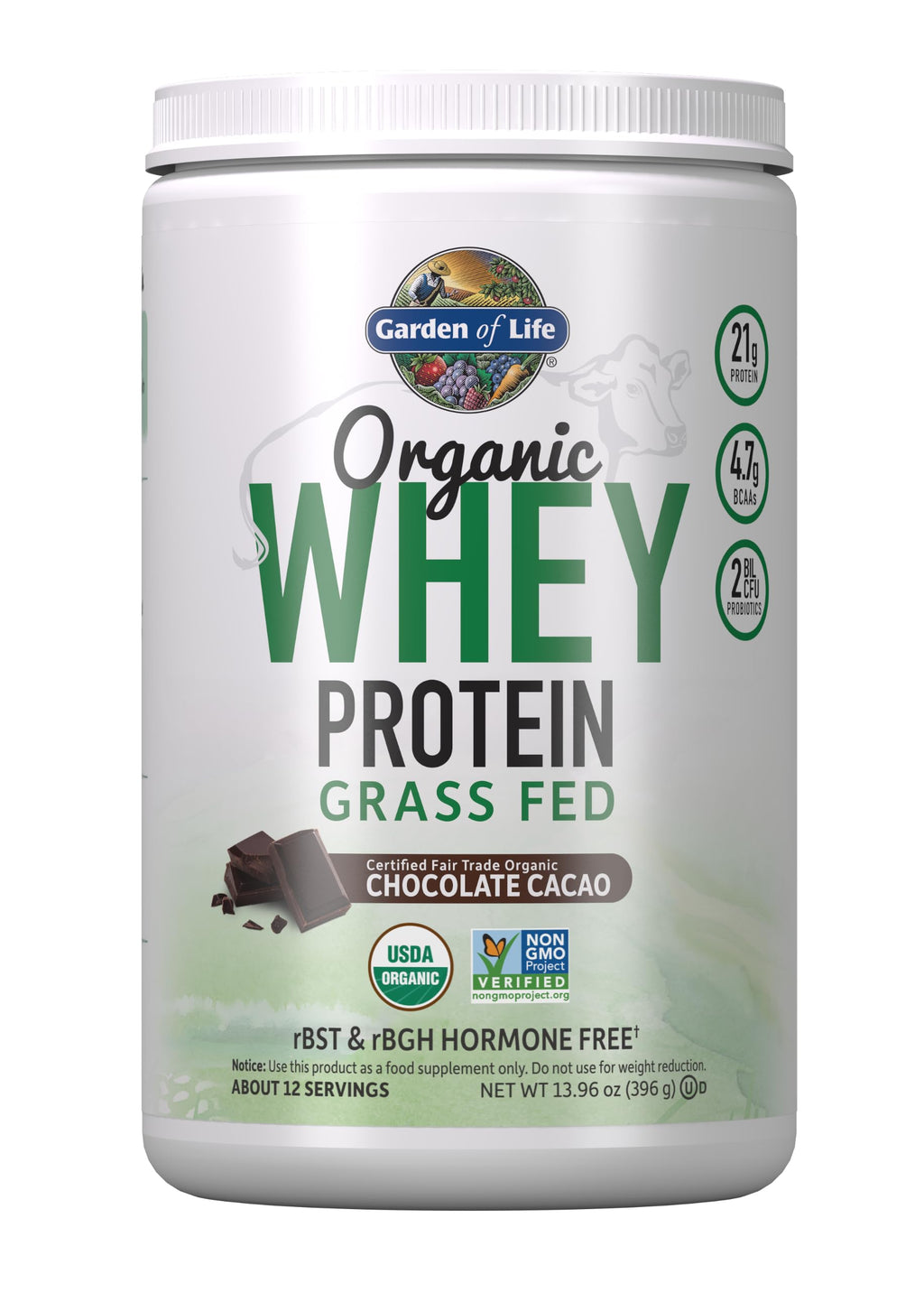 Organic Whey Protein Chocolate Grass Fed Protein Powder V87484