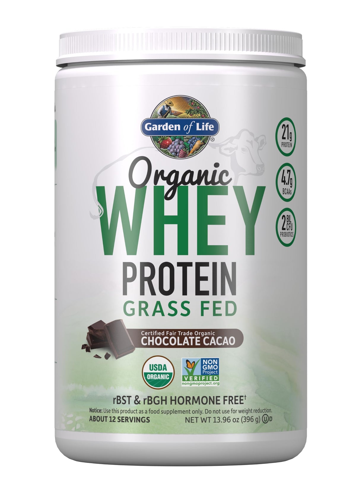 Organic Whey Protein Chocolate Grass Fed Protein Powder V87484