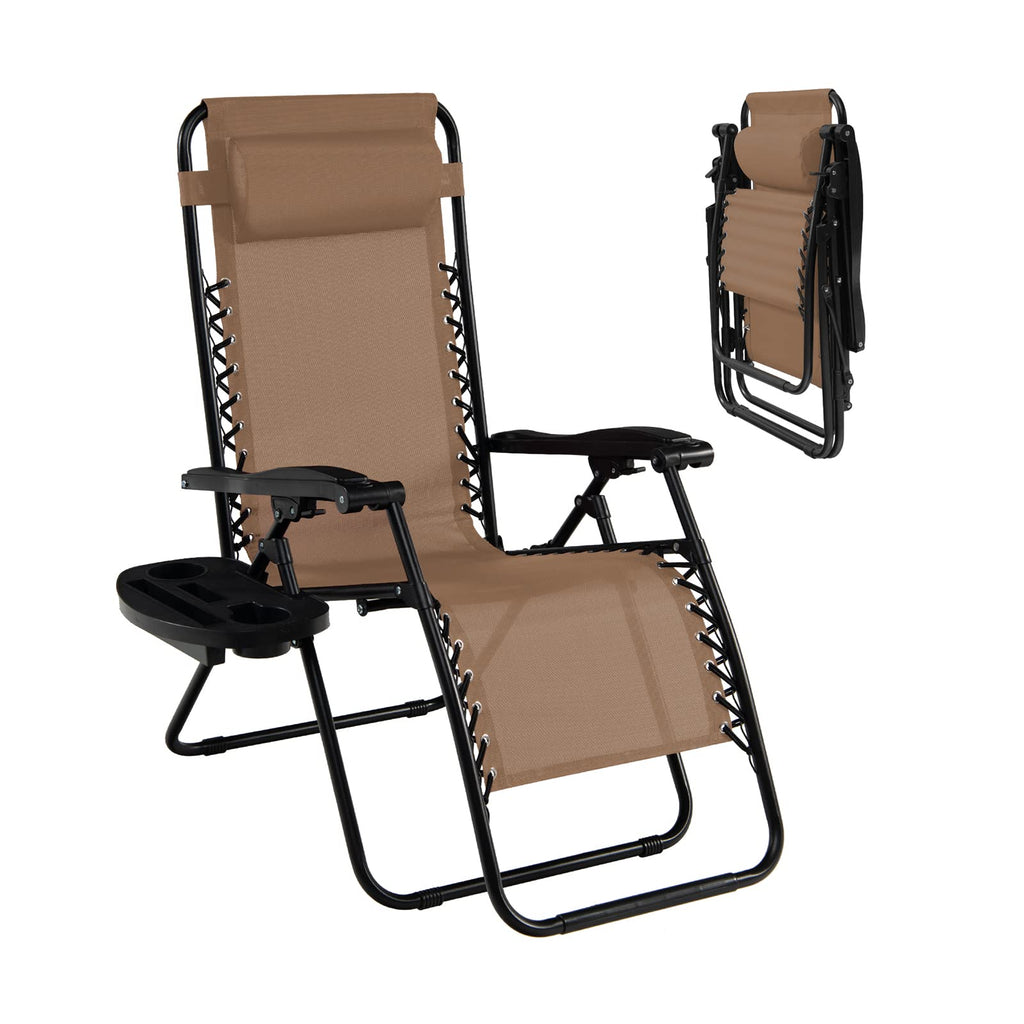 Folding Zero Gravity Reclining Textilene Lounge Chairs Y334