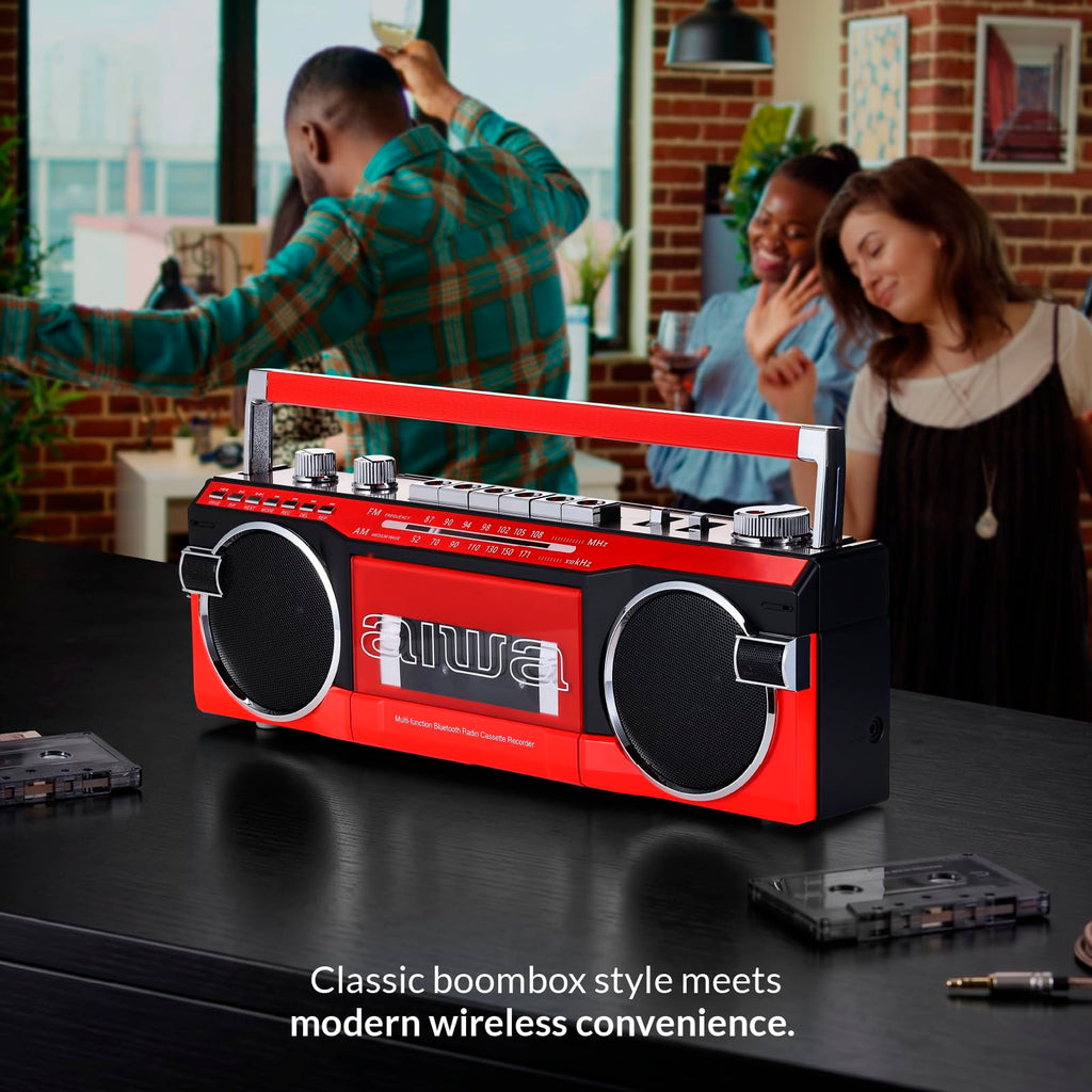 Portable Bluetooth Cassette Player & Recorder Boombox P8864