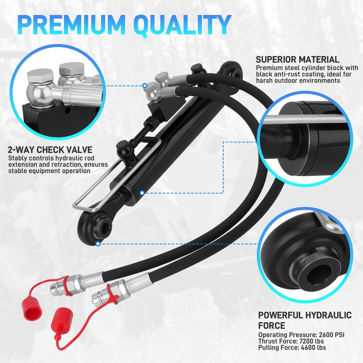 Hydraulic Top Link Cat.1 I632283